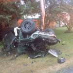 Snohomish County Sheriff&rsquo;s Office collision investigation detectives were on the scene of a head-on collision between a pickup truck and passenger car overnight. The crash occurred shortly before midnight Tuesday off S. Machias Road. Two people were taken to the hospital. (Snohomish County Sheriff&rsquo;s Office)