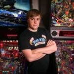 Raymond Davidson, 24, of Mukilteo won the World Pinball Championship on June 3 in Copenhagen, Denmark. (Kevin Clark / The Herald)