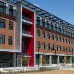 The new Washington State University campus building is seen in north Everett. An open house is set for Aug. 15. (Ian Terry / The Herald)