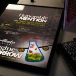 With their refrigerator-turned-hydroponic garden, Isabelle Eelnurme and Elise Gooding received an honorable mention at the Imagine Tomorrow engineering fair at Washington State University, where more than 100 teams competed. (Dan Bates / The Herald)