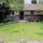 The &ldquo;before&rdquo; photo showing a client&rsquo;s struggling, patchy lawn. (Pam Roy / For The Herald)