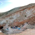 This Oct. 15, 2009 photo shows the Jebel Irhoud site in Morocco where the oldest known fossils of human species have been unearthed, revealing an early evolutionary step toward developing the fully modern human body. (Shannon McPherron/Max Planck Institute for Evolutionary Anthropology via AP, file)