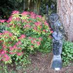 The Matzke Fine Art Gallery and Sculpture Park&rsquo;s Celebration of Spring show ends June 4 on Camano Island. Among the sculptures displayed is Josh Henrie&rsquo;s basalt carving &ldquo;Owl.&rdquo; (Submitted photo)
