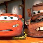 A scene from the 2006 animated film &ldquo;Cars&rdquo; with hotshot rookie race car, Lightening McQueen (voiced by Owen Wilson) and Mater, a rusty but trusty tow truck (voiced by Larry The Cable Guy). Larry reprises his role as Mater in &ldquo;Cars 3,&rdquo; which opened Friday. (Disney/Pixar)                                Another scene from &ldquo;Cars&rdquo; with Lightening McQueen, voiced by Owen Wilson, and Mater, voiced by Larry The Cable Guy. The characters and the actors that voice them are back in the third &ldquo;Cars&rdquo; movie. (Disney/Pixar)