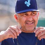 Kevin Clark / The Herald                                Jose Moreno is back for his third stint as manager of the Everett AquaSox. He previously managed the team in 2008 and 2010.