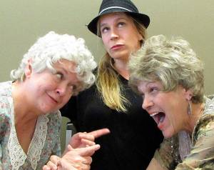 Melanie Calderwood photo Susan Connors (left), Erica Bergman and Dawn Cornell star in &ldquo;Crossing Delancey&rdquo; at Phoenix Theatre in Edmonds.