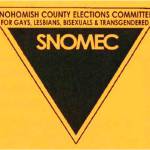The Snohomish County Elections Committee (SNOMEC) was formed as a way to interview candidates participating in local elections in order to create ratings sheets that measured the level of knowledge each individual had regarding issues that affected their LGBTQ constituents. (Everett Public Library image)