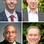 Snohomish County Council District 1 candidates (top L-R) Nate Nehring, Chris Ihler; (bottom L-R) Ray Miller, Robert Sutherland.