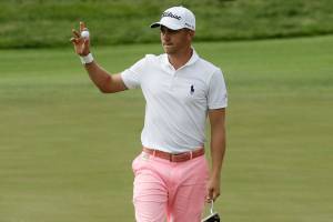 Thomas shoots record 63, trails Harman by 1 at U.S. Open
