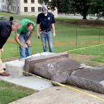 Man destroys new Ten Commandments statue at Arkansas Capitol