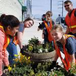 Everett Christian School students serve the city
