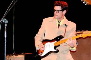 John Mueller plays Buddy Holly in Winter Dance Party tour
