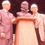 Bust may be missing, but Paine the aviator still remembered