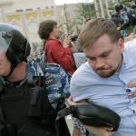 Thousands protest across Russia; opposition leader arrested
