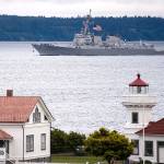 Guided-missile destroyers deploy from Naval Station Everett