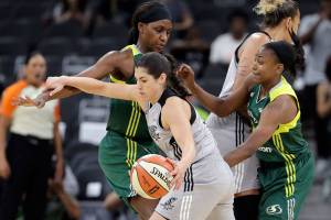 Kelsey Plum returns to Seattle after rough start as a pro