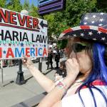 Anti-Islamic law rallies draw counter-protests in Seattle