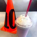 Diners are given an orange cone with their order number at Mikie&rsquo;s Restaurant. Drink orders are brought out to enjoy while the food is cooked. (Andrea Brown/The Herald)