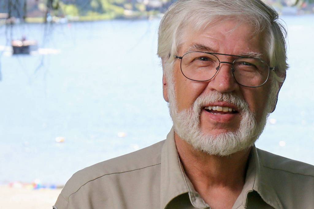 Lonnie Van Valkenburg has been the camp host of Lake Resiger Park for a year. (Kevin Clark / The Herald)