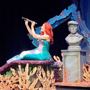 Disney&rsquo;s &ldquo;The Little Mermaid&rdquo; is presented by Ludus Performing Arts through July 29 at the PUD auditorium in Everett. Ariel is played by Emma Hanson.