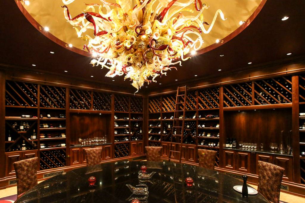 The private dinning room at the Tulalip Bay Restaurant. Under Chef Jeremy Taisey, it is the only four diamond restaurant in Snohomish County. (Kevin Clark / The Herald)