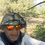 This July 6 photo provided by Charles Brandenburg shows his self portrait taken along the Pacific Crest Trail near Tehachapi, California. Volunteer rescuers who were coming to the aid of Brandenburg, who had become dehydrated, were held up by armed men on the Pacific Crest Trail in the Piute Mountains, about 85 miles north of Los Angeles. Authorities closed the trail after the robbery and airlifted Brandenburg and three other backpackers trying to hike the 2,650-mile route from Mexico to Canada on the trail. (Charles Brandenburg via AP)