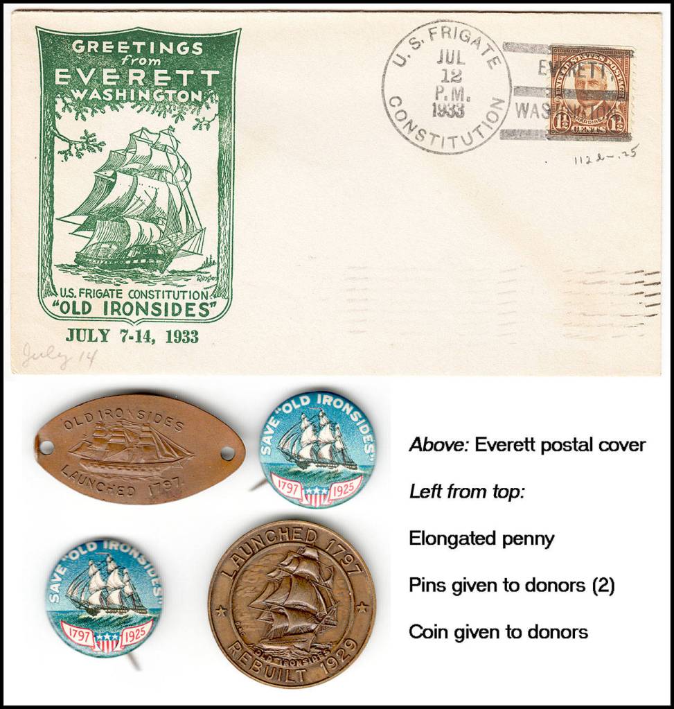 Restoration and tour souvenirs. (Courtesy of Bob Mayer collection)