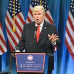 Alec Baldwin as President Donald Trump on &ldquo;Saturday Night Live.&rdquo; (Will Heath/NBC via AP)