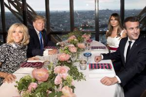 Trump, Macron look past differences on Paris climate pact