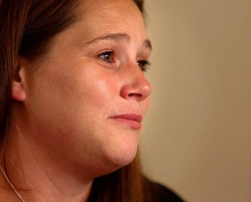 Olivia Nickerson reflects on the very short life of her baby daughter, Rowan, who died of SIDS at 7 months. (Dan Bates / The Herald)