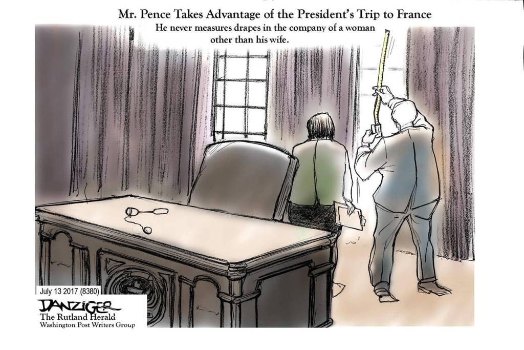 Editorial cartoons for Sunday, July 16