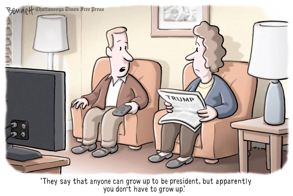 Editorial cartoons for Sunday, July 16