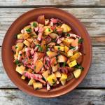 The author cooked Pacific octopus to make polpo e patate (octopus and potato braise). (Erin Pride-Swaney / For The Herald)