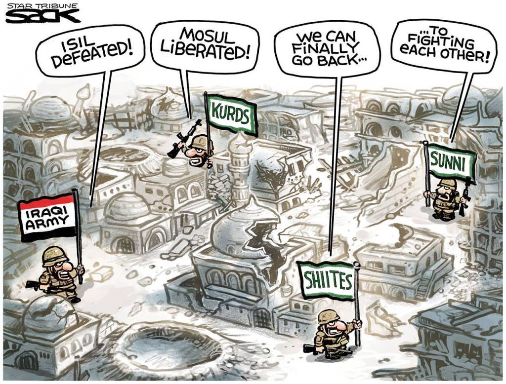 Editorial cartoons for Tuesday, July 18