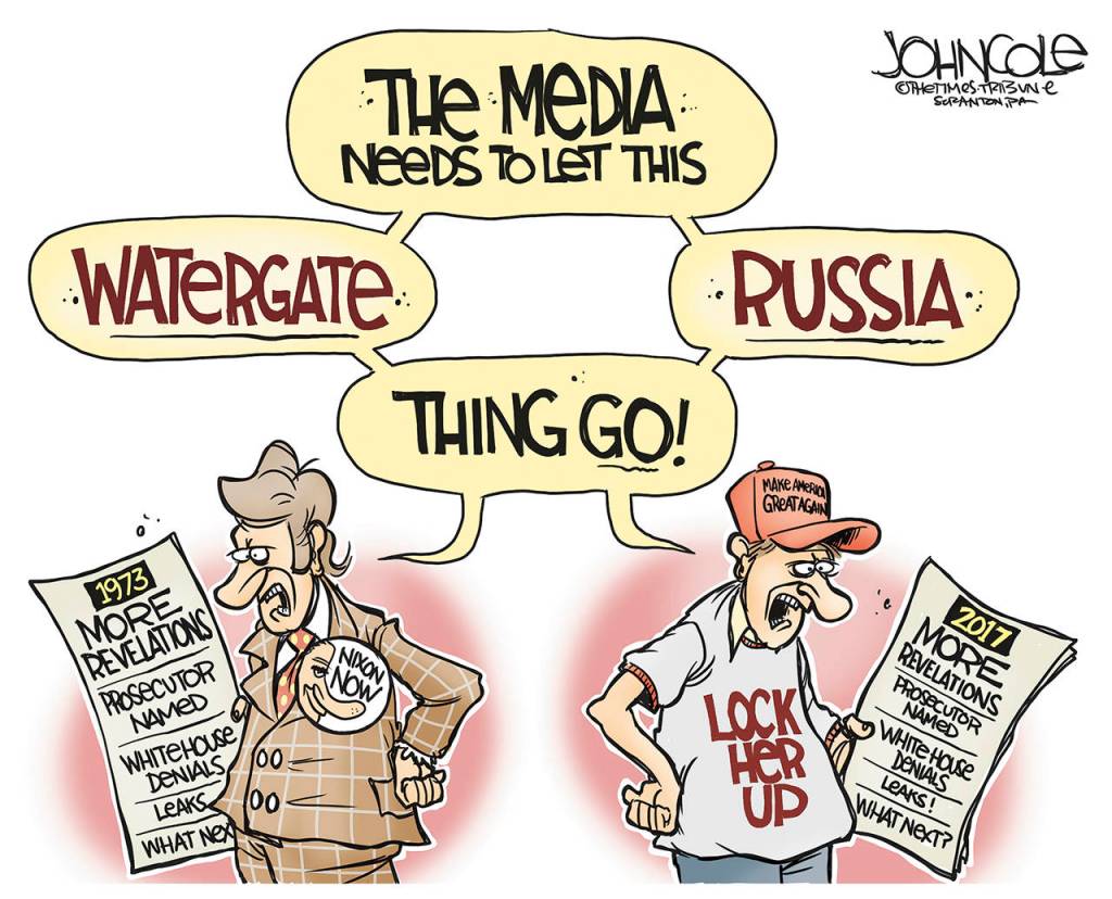 Editorial cartoons for Tuesday, July 18