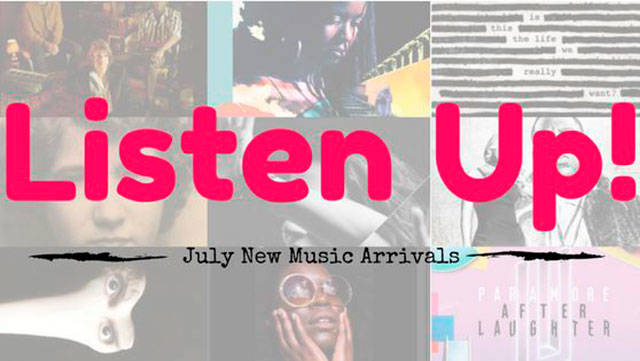 Listen Up! features new music available to check out from Everett Public Library. (Everett Public Library image)