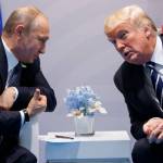 In this July 7 photo, President Donald Trump meets with Russian President Vladimir Putin at the G20 Summit in Hamburg, Germany. (AP Photo/Evan Vucci)