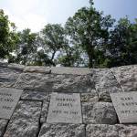 Sarah Good, Elizabeth Howe, Susannah Martin, Rebecca Nurse and Sarah Wildes were hanged as witches on July 19, 1692. It was the first of three mass executions at the site on Proctor&rsquo;s Ledge. (Stephan Savoia / Associated Press)