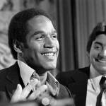 In this 1978 photo, O.J. Simpson smiles next to San Francisco 49ers owner Edward DeBartolo Jr. at a news conference where the 49ers announced that Simpson had been traded to them from the Buffalo Bills, in San Francisco. (AP Photo/Sal Veder, file)