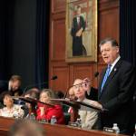 Rep. Tom Cole, R-Okla., a member of the House Appropriations Committee, speaks Wednesday during a budget hearing on Capitol Hill. (AP Photo/Manuel Balce Ceneta)