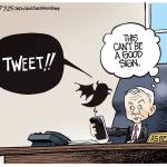 Editorial cartoons for Tuesday, July 25