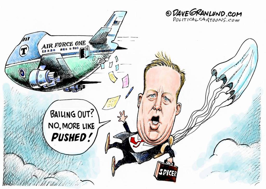 Editorial cartoons for Tuesday, July 25