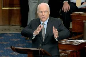 McCain urges bipartisanship: ‘We’ve been spinning our wheels’