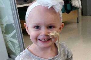 Marysville toddler fighting back: ‘Cancer messed with wrong kid’