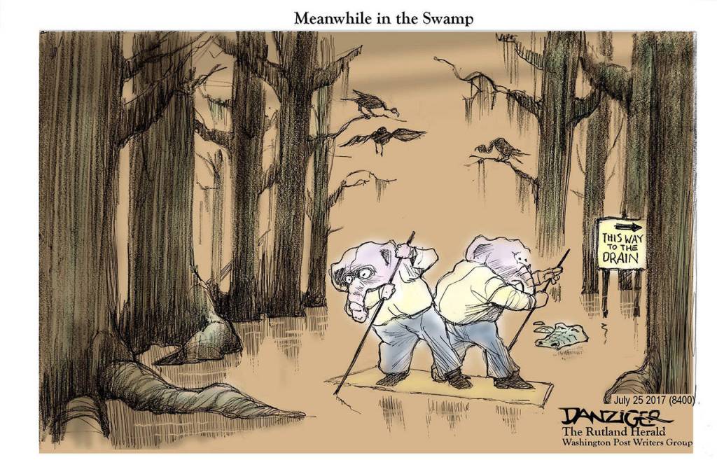 Editorial cartoons for Saturday, July 29