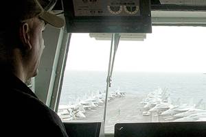 USS Nimitz fired warning shots near its vessels, Iran says