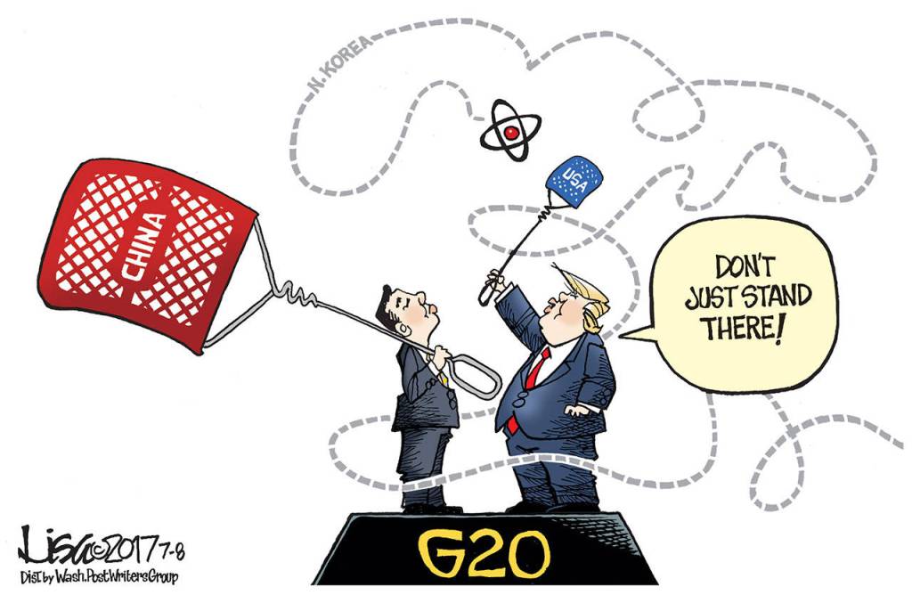 Editorial cartoons for Sunday, July 9