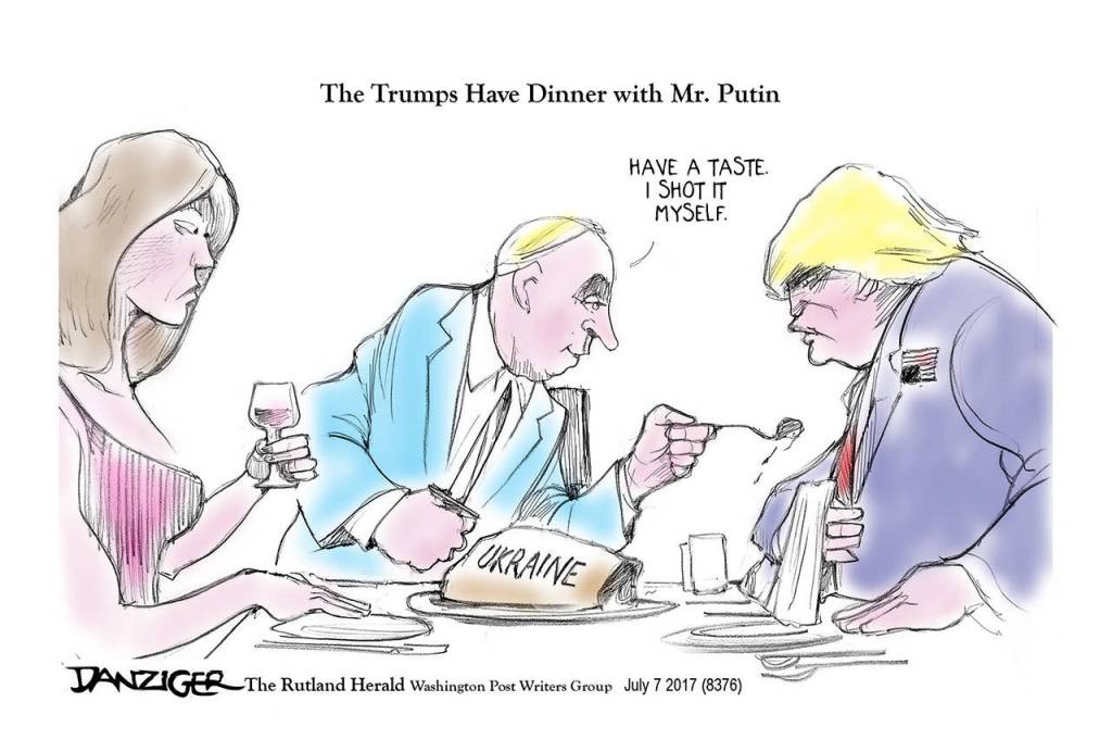 Editorial cartoons for Sunday, July 9