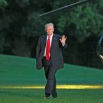 President Donald Trump arrives at the White House in Washington on Saturday from the G20 Summit in Hamburg, Germany. (AP Photo/Manuel Balce Ceneta)