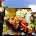 These Persian chicken kebabs are basted with a saffron syrup. (Reshma Seetharam / For The Herald)